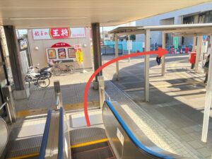 道順④：右方向へ進む