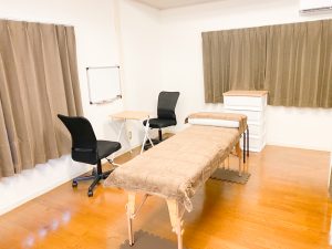 完全個室の施術室の写真